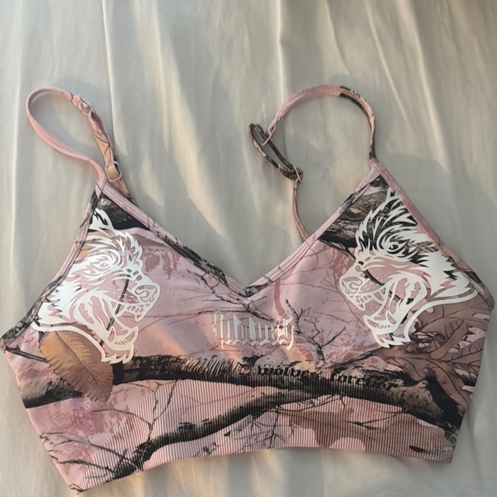 Darc Sport Pink Camouflage Bra Intimates